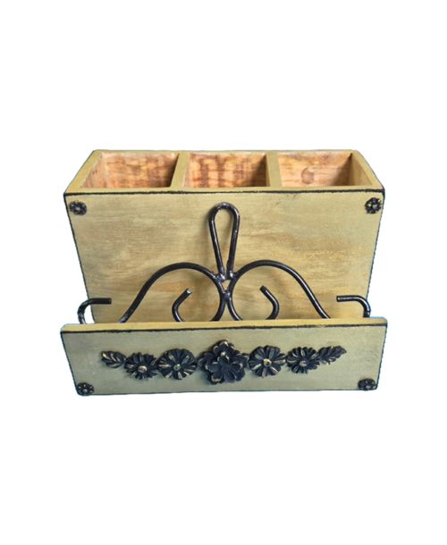 Tissue and Cutlery Stand