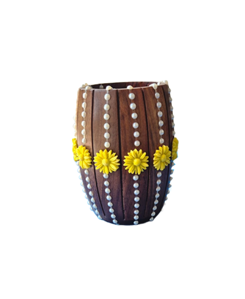 Handcrafted Clay Pen Stand